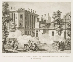 BERTHAULT (*1737) nach PRIEUR (*1759), Kgl.Deutsche Soldaten und frz. Garde,  17 - Picture 1 of 4