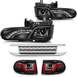 4pc Fits Toyota FJ Cruiser 2007-15 Halo Headlights and Taillights Lamps Pair - Picture 1 of 11