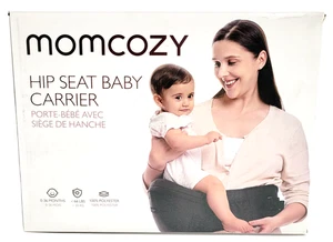 Momcozy 100% Polyester 66LBS Max Hip Sit Baby Carrier - Black (Medium) - Picture 1 of 6