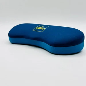 Theo Glasses Case Glasses Sunglasses Blue Light Blue Logo Belgium S NEW - Picture 1 of 6