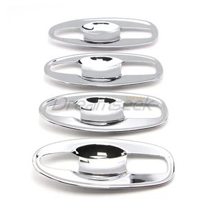 FOR 2014-2020 Nissan Rogue X-TRAIL T32 CHROME DOOR HANDLE BOWL CAVITY COVER TRIM - Picture 1 of 11