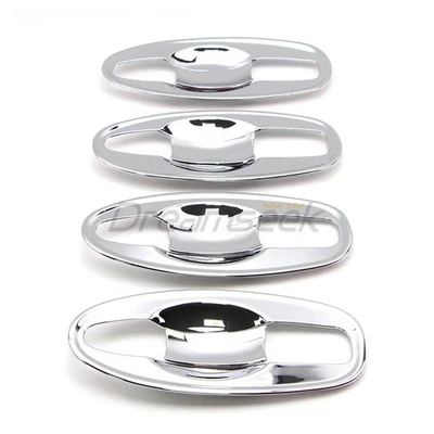 PARA NISSAN ROGUE X-TRAIL T32 2014-2020 CROMO MANIJA DE PUERTA CUENCO CAVIDAD CUBIERTA EMBELLECEDOR Foto 1 de 4