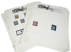 NEW ZEALAND 1855-1970s COLLECTION OF 575+ STAMPS MINT & USED ON ALBUM PAGES