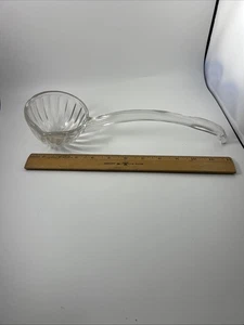 Jeannette Bowle Schüssel Ersatz Schöpfkelle klar geripptes Glas EUC - Bild 1 von 5