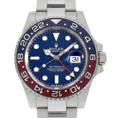 Rolex GMT Master II 126719BLRO azul número aleatorio segunda mano para hombre Foto 1 de 4