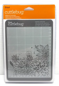 CRICUT CUTTLEBUG Tappetino da Taglio Magnetico Artigianale 16" x 8" Floreale--NUOVO - Foto 1 di 5