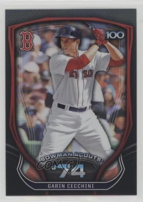 2015 Bowman Bowman Scouts' Top 100 Garin Cecchini #BTP-74 - Image 1 of 2
