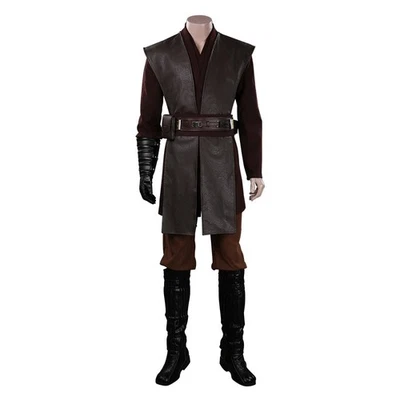 Anakin Skywalker Jedi Knight Cosplay Costume Halloween Uniform Men Arrived 4 day - Image 1 of 4