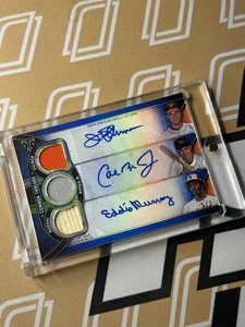 2024 Topps Triple Threads Common Threads Palmer Ripken Jr Murray Patch Auto /3 - Bild 1 von 2