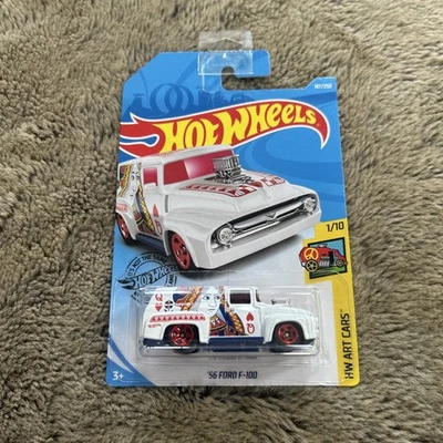 Hot Wheels New Sealed Model 2019 - 56 FORD F-100 1/10 HW ART CARS 187/250 - Image 1 of 4