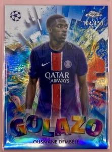 2024/25 Topps Chrome Golazo 104/150 Ousmane Dembele Paris Saint Germain #GZ-12 - Bild 1 von 4