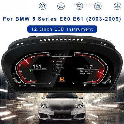 Cuadro de instrumentos digital LCD para BMW Serie 5 E60/E61 2003-2009 Foto 1 de 4