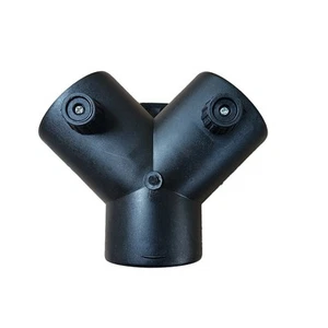 Connect 2 tubos con ensamblador de conductos de plástico negro 60 mm (60 80 caracteres) - Imagen 1 de 12
