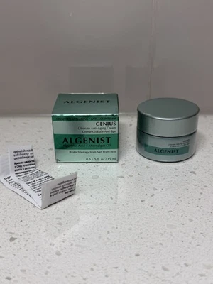 ALGENIST GENIUS ULTIMATE CREMA ANTIENVEJECIMIENTO 0,5 OZ NUEVA - VIAJE - ¡INCREÍBLE! SELLADO Foto 1 de 4