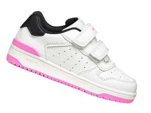GEOX SCARPE SNEAKERS BAMBINA JUNIOR ESTATE J45HXB 000BC C0404 WASHIBA GIRL BIAN - Imagen 1 de 7