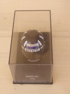 Damon Hill Helmet 1996 Renault Elf Formula 1 Mini champs Paul's Model Art - Immagine 1 di 4