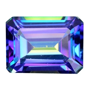 13.49 Cts AAAA EYE POPPING OCTAGON CUT (15 x 11 mm) SHEER LUCK TOPAZ GEMSTONES - Picture 1 of 5