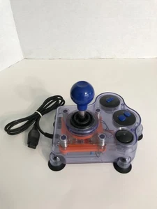 Vintage QJ SG Megastar SV-433 SEGA 16 Bit Mega Drive Clear Joystick UNGETESTET - Bild 1 von 15