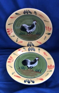 Style Eyes Baum Brothers Provence Rooster Collection Salatteller Set - Bild 1 von 11