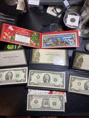 GEM 3-World Reserve Monetary Exchange UNC 2003 2013 $2 FRN PLUS 2 XMAS GIFTS - Image 1 of 4