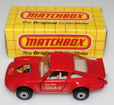 Matchbox MB3 Porsche 911 Turbo RED - Image 1 of 3