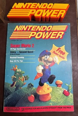 Pristine First Nintendo Power Magazine Premier Issue 1 Super Mario 2 COMPLETE! - Image 1 of 4