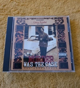Snoop Dog Murder Was the Case [The Soundtrack] CD 1995 Death Row Records - Foto 1 di 6
