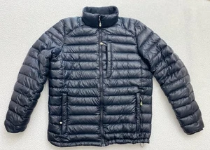 lands end piumino giubbotto uomo piccolo nero full zip B6 - Foto 1 di 8