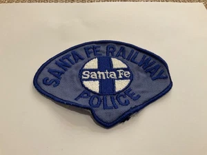 Alte blaue Santa Fe Eisenbahn Eisenbahn Polizeistaat New Mexico NM - Bild 1 von 4