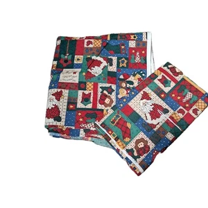 Christmas Fabric VIP Cranston Leslie Beck Santa Stocking Angel Country Sew READ - Picture 1 of 9