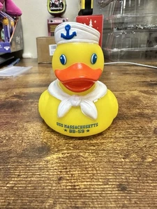 Pato de goma marinero USS Massachusetts ⭐️ BB-59 ⭐️ - Imagen 1 de 6