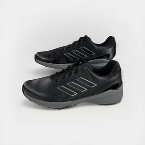 Adidas ZG23 Golf Shoes Black Metallic Grey Men’s Size 12 GW1178 - Picture 1 of 6