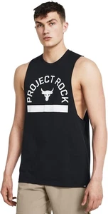 Under Armour Herren UA Project Rock Payoff ärmelloses Tank schwarz 1383195-001 neu mit Etikett - Bild 1 von 12