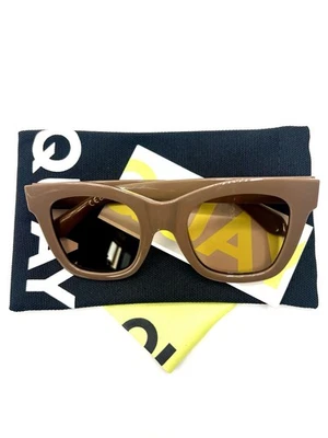 Óculos de sol Quay After Hours 51/23/150 quadrado bronzeado proteção UV cobertura total NOVO - Imagem 1 de 4