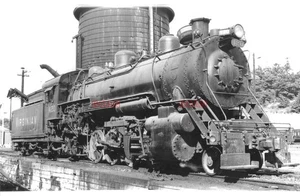 25EE243 RP 1954/1980s? VIRGINIAN RAILROAD 2-8-2 LOCOMOTIVE #420 PRINCETON WV - Picture 1 of 1
