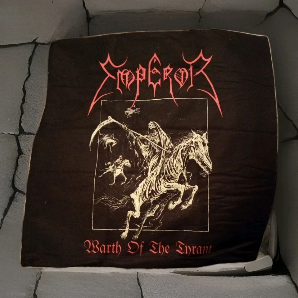 EMPEROR Cushion Cover 18"/18" Death Metal ☠️💀☠️ Spelling Mistake! - Image 1 of 1
