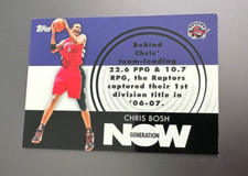Chris Bosh 2007-08 Topps Generation Now #GN4 Miami Heat Raptors