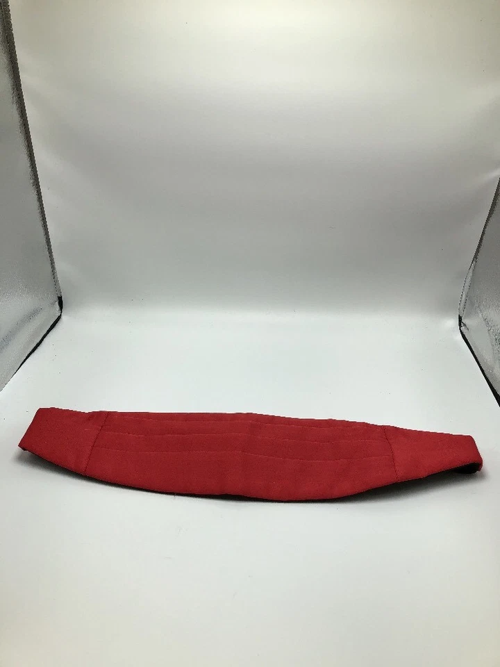 Men's Cummerbund Red Pleated Evening Dress Tuxedo Formal Party Adjustable OSFA - Image 1 of 1