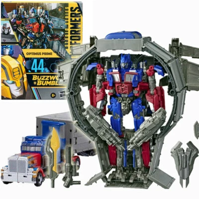 Transformers Optimus Prime Buzzworthy Bumblebee Studio Deluxe 44BB Figure Hasbro - Image 1 of 4