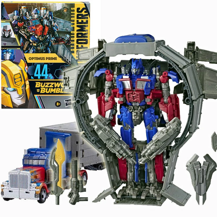 Transformers Optimus Prime Buzzworthy Bumblebee Studio Deluxe 44BB Figure Hasbro - Image 1 of 4