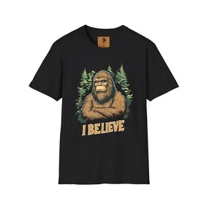 Bigfoot T-Shirt, Sasquatch Cryptid Tee, Cryptozoology Explorer Gift - Picture 1 of 5