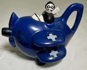 Vintage Carlton Ware The Blue Max Novelty Teapot 22cm wide - Picture 1 of 9