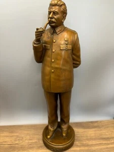 Antique Old Russian Leader Joseph Stalin the whole body Bronze Statue 40cm - Picture 1 of 6