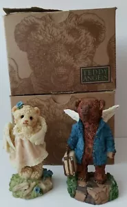 2 United Design Teddy Angels COME TELL ME ALL ABOUT IT SWEETIE & OLD BEAR w/ Box - Picture 1 of 5