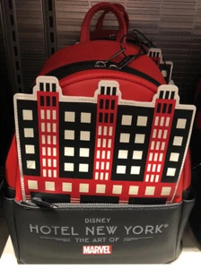 Backpack Loungefly Art Of Marvel Hotel New York DLP Disneyland Paris - Picture 1 of 2