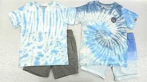 Boys Art & Eden Assorted 4-Way-Stretch Tie-Dye T-Shirt & Shorts 2PC Sets Size 5 - Picture 1 of 7