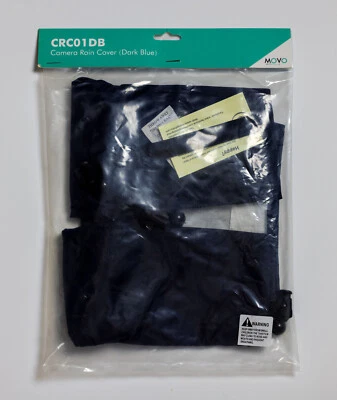 Cubierta de lluvia para cámara de nailon impermeable Movo CRC01DB (azul oscuro) Foto 1 de 2