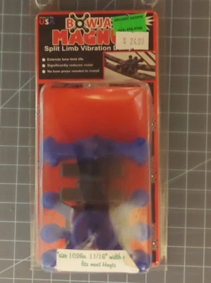 Amortiguador de vibraciones BowJax Magnum Split extremidades AZUL 1026a NUEVO - 0325#15 Foto 1 de 4