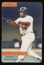 1989 Phoenix MLB Baseball Magnet #NNO Kirby Puckett Minnesota Twins - NM-MT