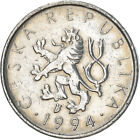 [#382560] Coin, Czech Republic, 10 Haleru, 1994, Vf, Aluminum, Km:6